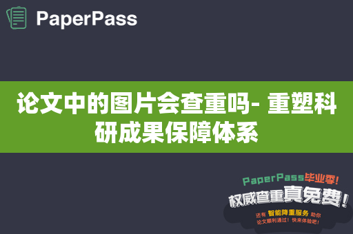 论文中的图片会查重吗- 重塑科研成果保障体系